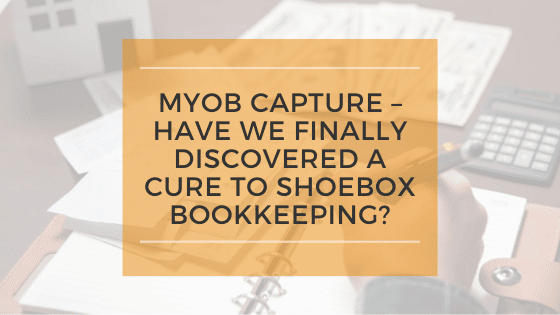 issue of shoebox bookkeeping